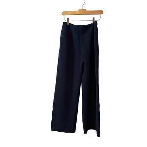 MOUSSY Navy blue High Waisted Wide leg Pants